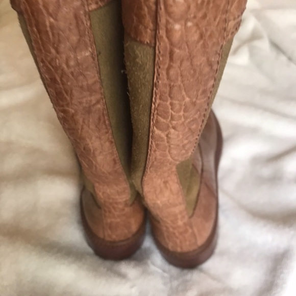 Olive colored Tory Burch boots ladies US size 5 - Picture 5 of 7